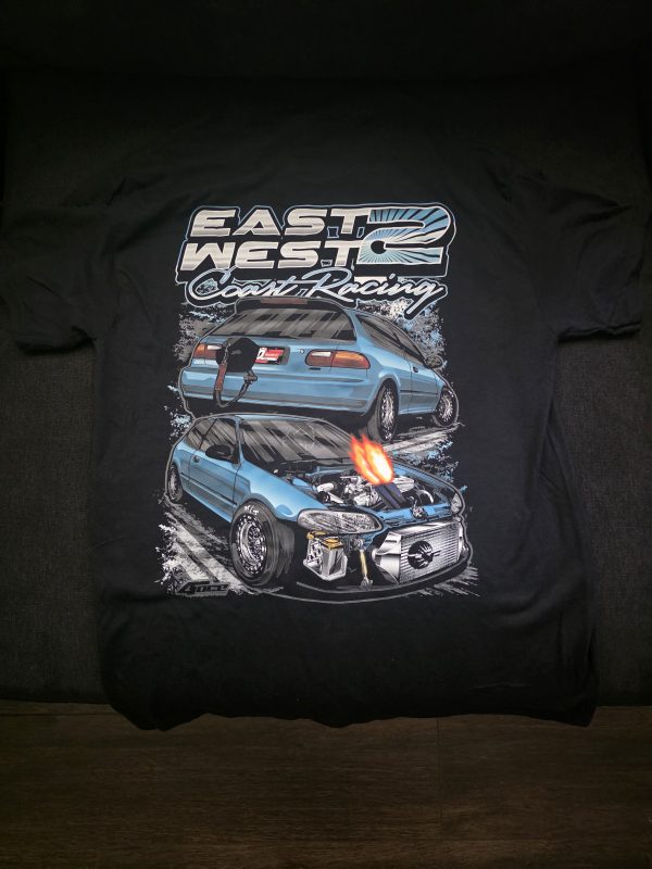 East 2 West Coast Racing AWD hatchback tshirt - Image 2
